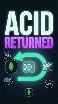 NoSQL ACID Return: Why Databases are Changing #sql #databases