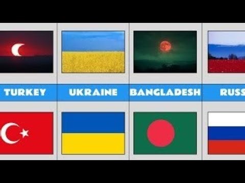 Fun With Flags From Different Countries | Comparison