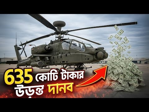৬৩৫ কোটি টাকার উড়ন্ত দানব! Boeing AH-64 Apache কেন পৃথিবীর সেরা? | Military Documentary