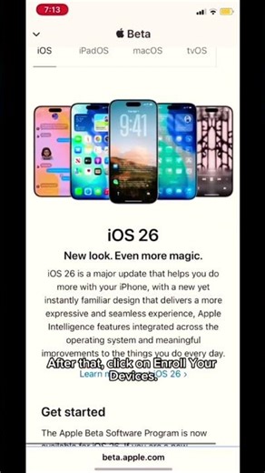 IOS 26 beta tutorial(easy) #ios26