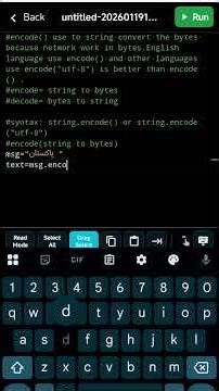 encode() and decode() of string