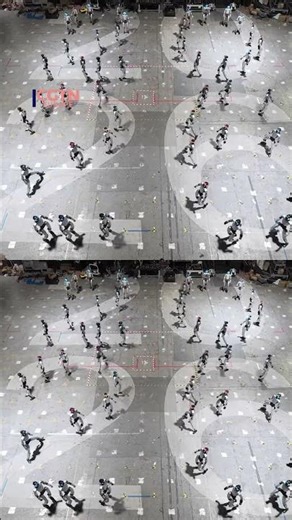 Unitree humanoid robots showcase coordinated swarm system