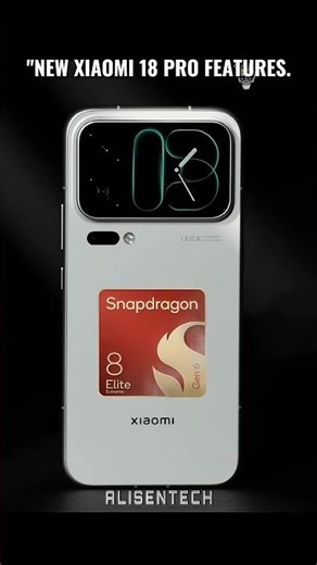 Xiaomi 18 Pro features 🤩 Snapdragon 8 Elite gen 6 ☠️ #smartphone #flagship #editing #trollface