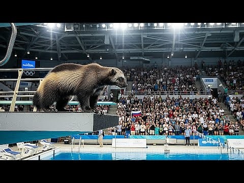 Olympic diving art // 💦💧🐠 Golden Leap 🐒