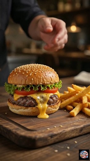 Classic Hamburger Recipe 🍔 | Juicy, Delicious & Easy Fast Food Recipe|| Epic Eats
