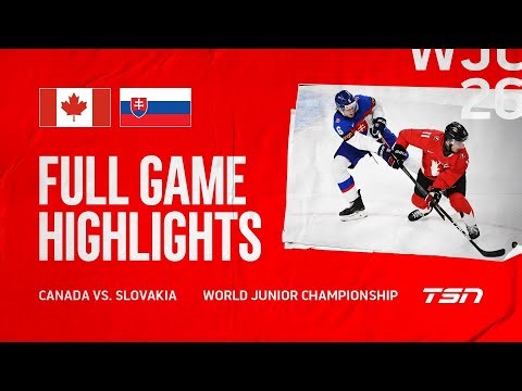Canada vs. Slovakia FULL GAME HIGHLIGHTS | 2026 World Junior Championship
