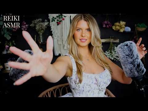 "Fast then Slow Triggers for Sleep" ASMR REIKI Soft Spoken & Personal Attention Healing #rainsounds