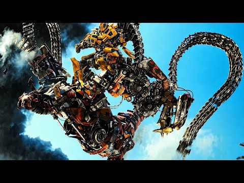 Bumblebee vs Rampage - Twins vs Devastator | Transformers: Revenge of the Fallen (2009) 4K