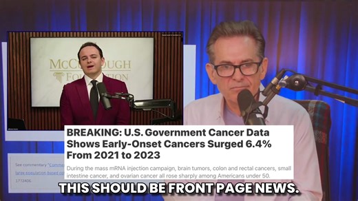 FOUR independent datasets from THREE countries have now confirmed that COVID shots induced a CANCER EPIDEMIC1. U.S. government SEER cancer data (+6.4% surge in early-onset cancers since 2021)2. CDC WONDER mortality data (138,000 excess cancer deaths since 2021)3. South Korean study of 8.4 MILLION (increased risk of SIX major cancers)4. Italian study of 300,000 (increased risk of THREE major cancers)WHY ISN’T THIS FRONT PAGE NEWS?