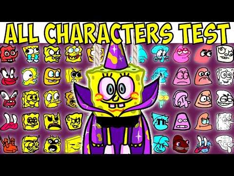 ALL CHARACTERS TEST | FNF Character Test | Gameplay VS Playground