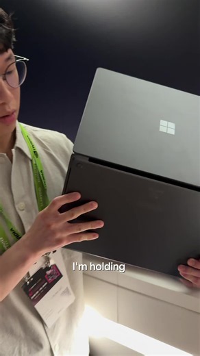 Hands on with the Microsoft Surface Laptop Ultra! #microsoft #surfacelaptopultra #microsoftsurface #computex #tonytechbytes