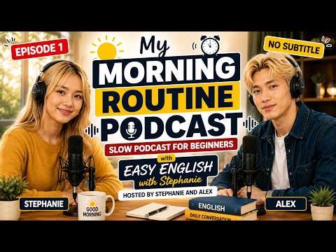 Learn English with Podcast | My Morning Routine | for Beginners without Subtitle | Episode 1