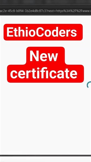 Quick Registration for Ethiopian Coders Program #shorts #Africa