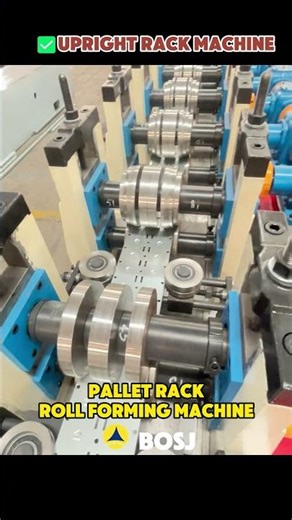 Automatic Dexion Pallet Rack Roll Forming Machine Auto-Stacking System |Heavy Duty Warehouse Racking
