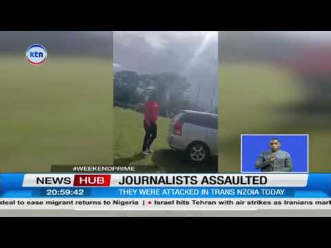 Two Kitale based journalists injured after being assaulted by an aide to Senator Chesang