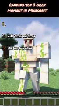 Top 3 Funniest Grox Moments in Minecraft clipped
