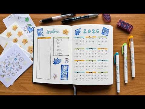 2026 Bullet Journal Setup ✨ minimalist & beginner-friendly!