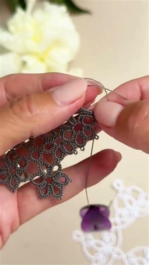 #tattingdesign #weaving #tatting #frivolite