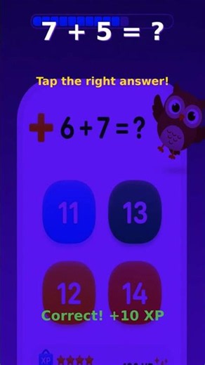 Math Kids — Fun Math for Children 🦉 #Shorts
