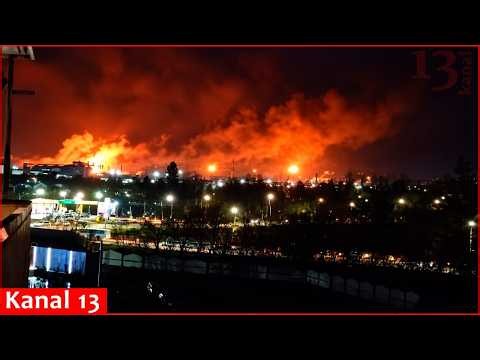 Ukraine strikes Russian chemical plant 2,500 km from border - massive fire erupts in Omsk