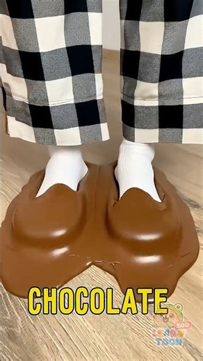 Dad Needs Help Making Cardboard Slippers? 🩰 😁 #KidsShort #Cartoon