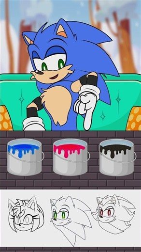 Sonic, Shadow, Amy Best Color #sonic #sonicthehedgehog