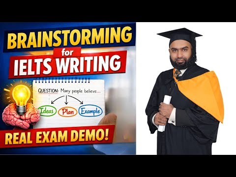 How to Do Brainstorming in IELTS Writing | Real Assessment Example (Step-by-Step)