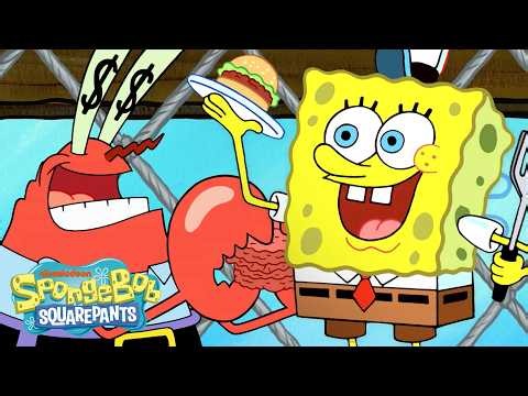 1 Hour Inside the Krusty Krab 🍔 | SpongeBob