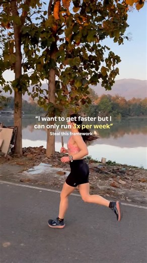 Holly Gabrielle on Instagram: "These are the only 3 runs you need each week to get faster 👀 If you’re feeling overwhelmed by all the different types of running workouts out there, trust me, I used to feel the same when I started training for my first ever marathon back in 2021. But running doesn’t need to be complicated. If you can run 3 times per week, these are the sessions that will build a strong base and help you see progress. 1️⃣ Easy runs These runs are key to building a solid aerobic ba