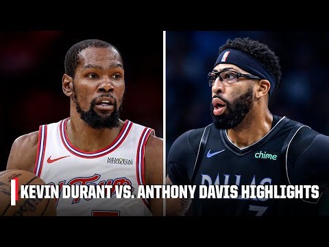 KD VS. AD HIGHLIGHTS 🎥 Durant's 34 PTS not enough as Davis & Mavs get the victory | NBA on ESPN