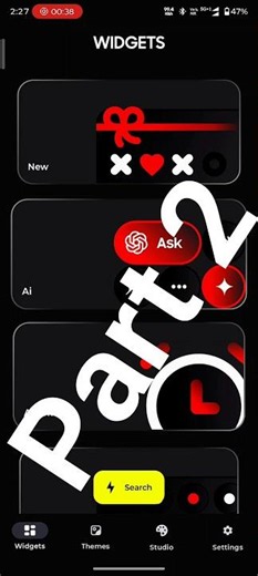 Glass Widgets Pro Setup Guide | FullCustomization Part 2 title#tech #widgets #update #android