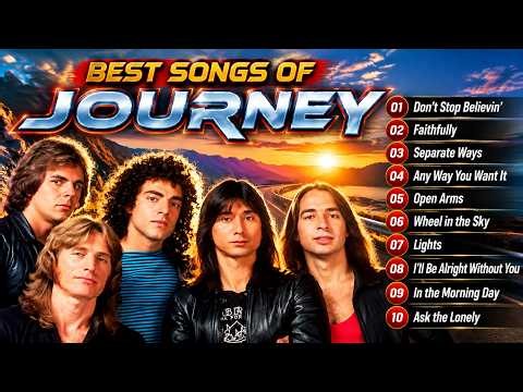 Journey Greatest Hits 70s 80s 🔥 Don’t Stop Believin’ • Open Arms • Faithfully • Separate Ways