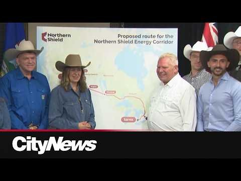 Ontario and Alberta unveil route to proposed pipeline | FULL