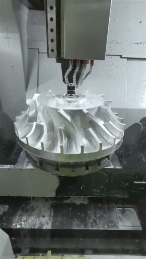 CNC Machining | 5 axis Machining: High-Efficiency Centrifugal Compressor Impellers #impeller #cnc