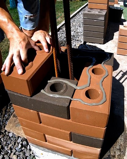Building A Prefabricated Brick Columns For Patio | DIY & Crafts