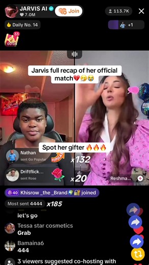 Jarvis AI full recap of her official match — spot the gifter