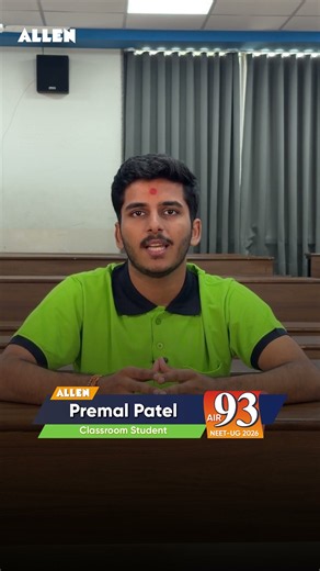 When To Start NEET Prep? 🤔 Premal Patel (AIR 93) Reveals His Strategy! 🎯 #shorts