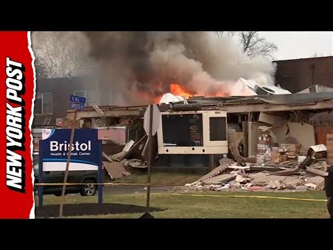 Blaze Erupts After Explosion At Pennsylvania Nursing Home