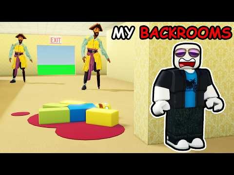BUILD and ESCAPE the Backrooms in Roblox...