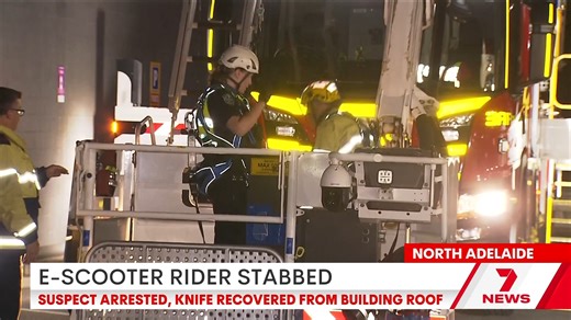 Police have arrested a man following a stabbing in North Adelaide. | 7NEWS Adelaide