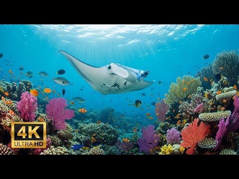 🌅 Deep Sea Aquarium 4K – Tranquil Fish Swimming & Soothing Background Music