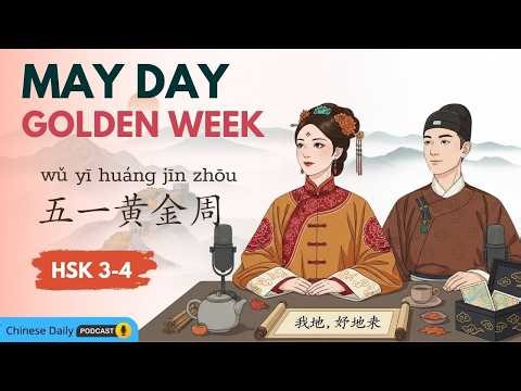 HSK 3-4 | How Chinese Spend May Day 🇨🇳 中国人怎么过五一？| Chinese Daily Podcast