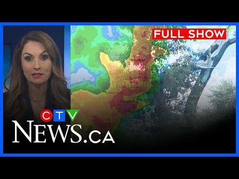 Tornado warning issued as storm sweeps through area | CTV News Windsor at 6, Thurs. Sept. 3, 2026