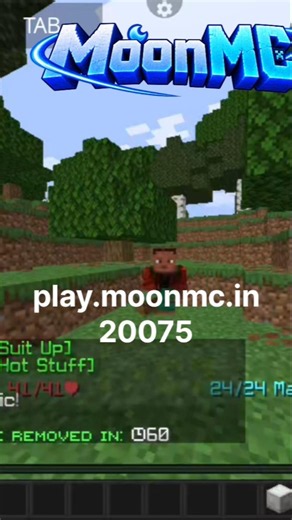 MoonMC | Public Smp | 24X7 | java + Bedrock + creacked | Join Now | #minecraft #shorts