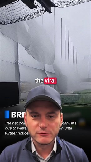 Did you see the video of the Topgolf Auburn Hills net collapsing due to severe winter weather? The facility is shut down until further notice. Wild scene and a reminder how brutal Michigan winters can be. Should Topgolf change how these nets are built going forward? #Topgolf #GolfNews #MichiganWeather