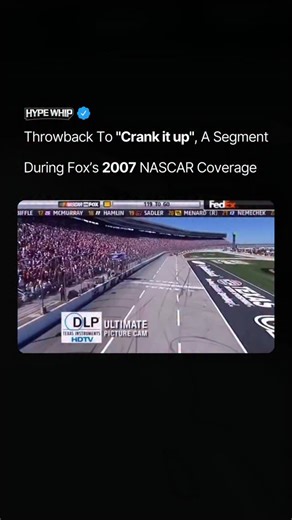HYPEWHIP on Instagram: "Best era of Nascar! For NASCAR fans in 2007, the broadcast’s most thrilling commentary wasn’t spoken by the announcers, but screamed by the engines themselves. Fox Sports’ innovative “Crank It Up” segment silenced the booth, turning the volume knob to maximum to showcase the raw, unfiltered chaos of the Gen 4 era. This feature immersed viewers in the ear-splitting, 9,000-RPM shrieks of 850-horsepower V8s, offering a visceral sense of speed that standard coverage often mut