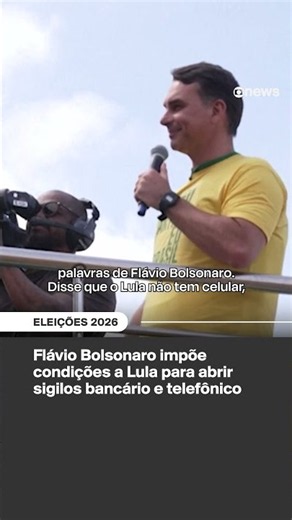 Flávio Bolsonaro impõe condições a Lula para abrir sigilos bancário e telefônico