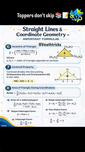 part 2 straight line formula sheet 📚📝#mathformula #mathbasics #jeemain #education #boardexam #exam