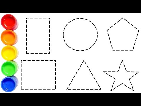 | Easy 2D Shapes Song for ToddlersEducational Shapes Song || hickory dichkory draw 