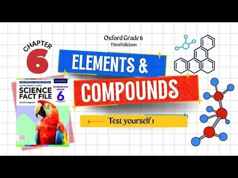 Elements & Compounds | Chapter 6 | Test Yourself 1 Solved | Class 6 Science